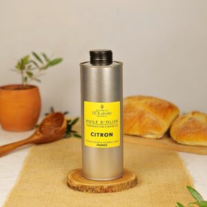 Huile d’olive au citron du Domaine L'Oulivie.