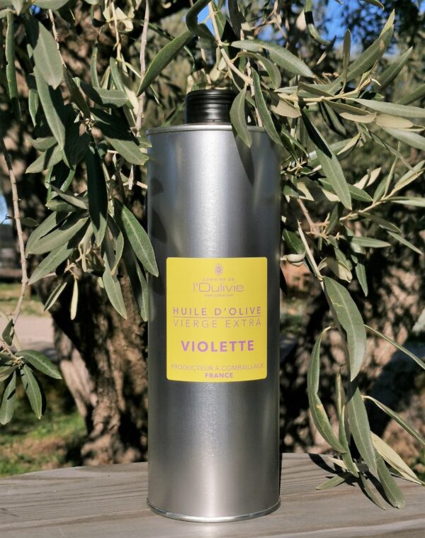 Huile d'olive Violette de Montpellier du Domaine L'Oulivie